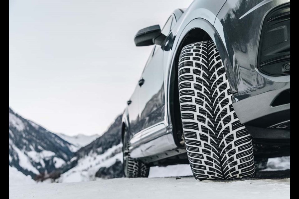 Winter tires improve driving safety by providing better traction in snow, slush, and icy conditions.