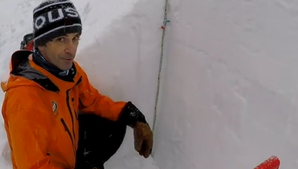 André-Jean AJ Maheu, NSR’s avalanche safety officer
