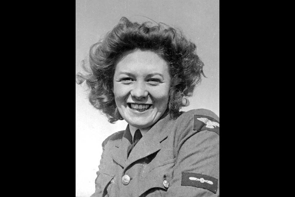 Joyce McKay is pictured here during the Second World War in England as a member of the Women's Auxiliary Air Force. | Contributed 