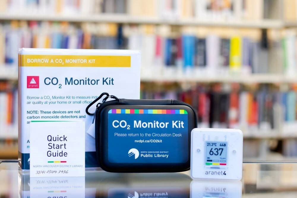 You can borrow these CO2 monitors in North Vancouver