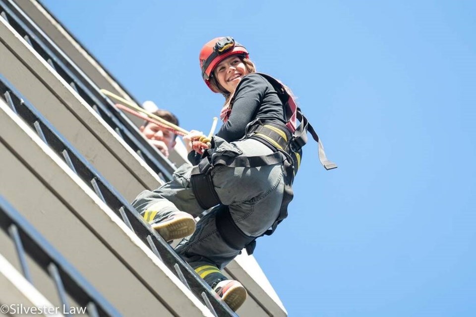 The group of high schoolers got a good glimpse of what their parents do on a day-to-day basis, said assistant fire chief Mike Danks. | Silvester Law 