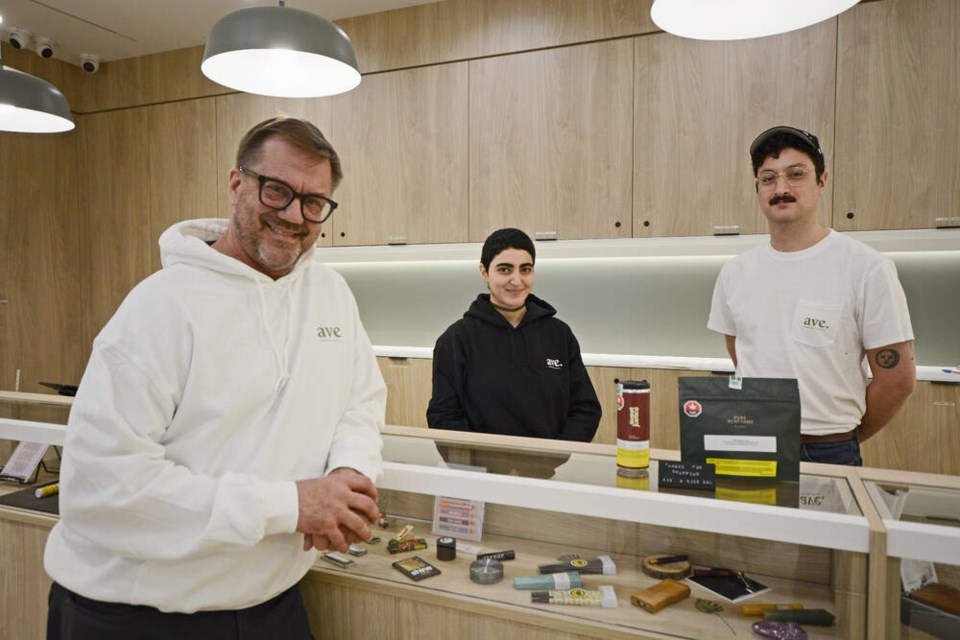 Co-founder Tim Webb, alongside staff Saba Amrei and Daniel Lins Da Silva. | Nick Laba / North Shore News