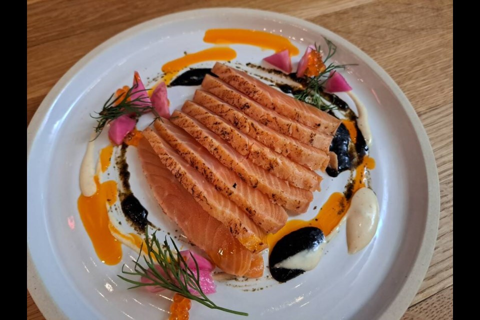 Smokey Trout with horseradish and seaweed sauces ($15). | Nick Laba / North Shore News 