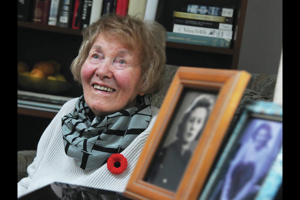 West Vancouver resident Joyce McKay is now sharing her story as a veteran of the Women's Auxiliary Air Force during the Second World War. McKay was a driver at a Royal Air Force base in the North of England. | Paul McGrath / North Shore News 