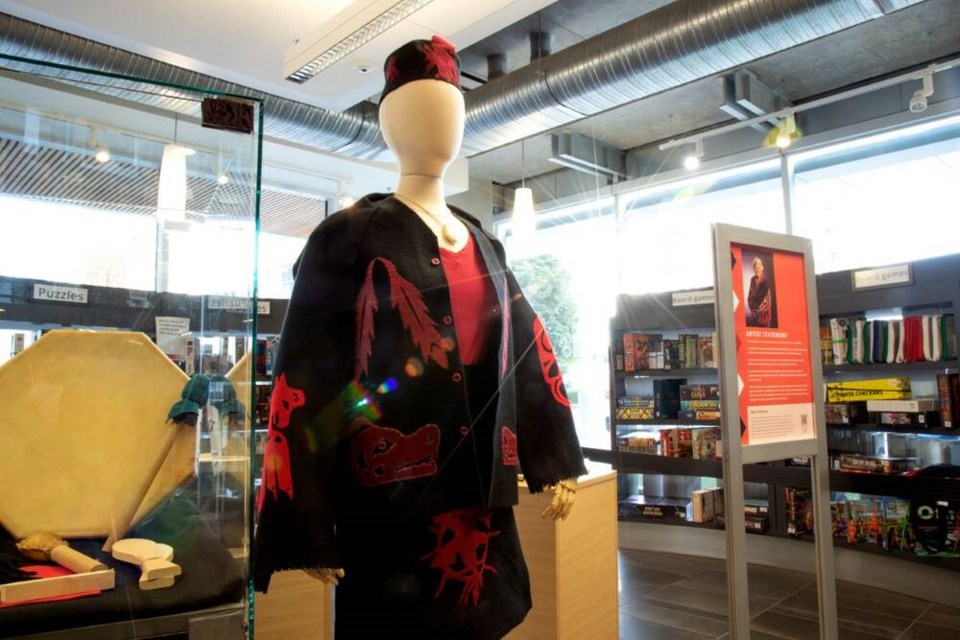 The North Vancouver City Library exhibit pays homage to Squamish culture. | North Vancouver City Library 
