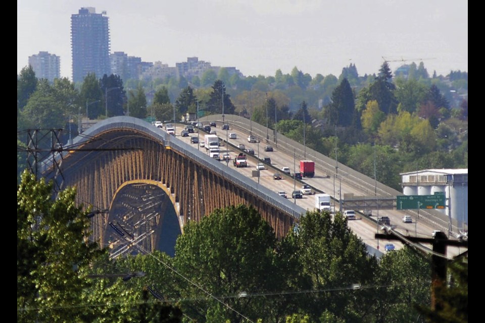 An uncommonly light traffic day on the Ironworkers Memorial Second Narrows Crossing in May 2021. | Paul McGrath / North Shore News