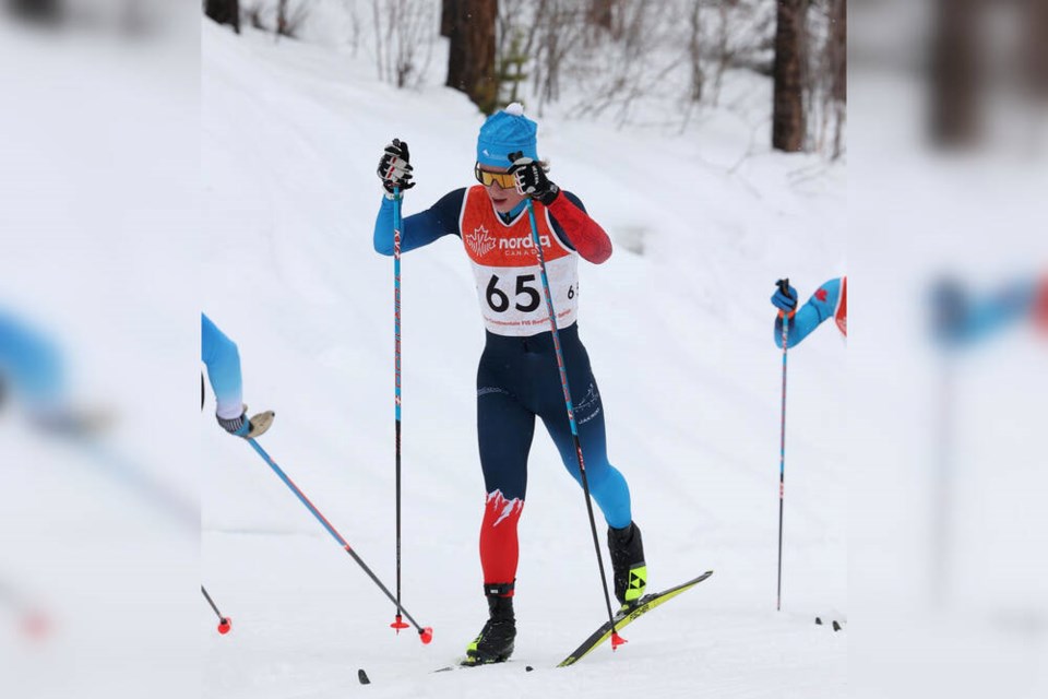 Aidan Hay of North Vancouver is cross country skiing for Team BC. | @hay_aidan / Instagram