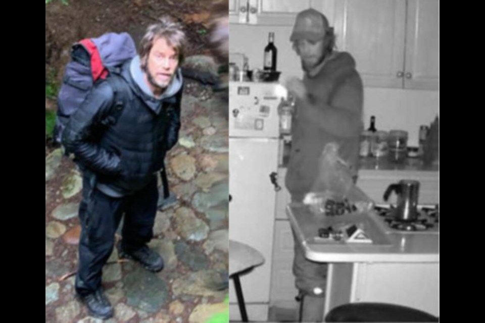 West Vancouver Police are asking the public to help identify a "person of interest" in connection with a rash of break-ins to cabins on Hollyburn Mountain in West Vancouver.| WVPD 