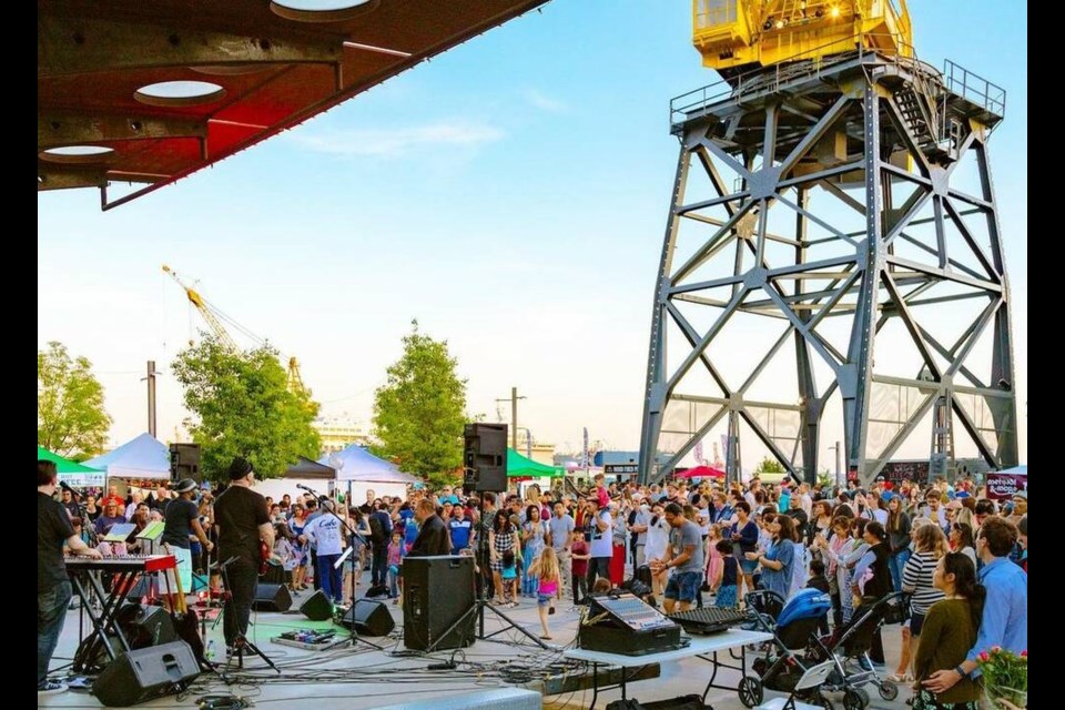 The City of North Vancouver was one of the fastest growing municipalities in B.C. during the pandemic, thanks in part, to amenities like the Shipyards, says SFU prof Andy Yan. | The Shipyards District Business Improvement Area 