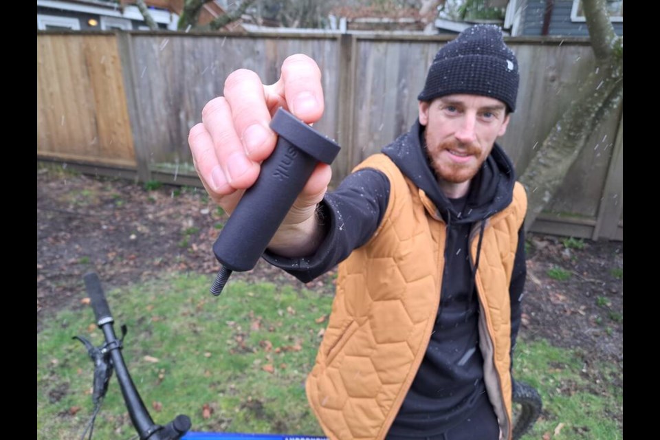 Snik Bike is equipped with a SIM card and will send a notification with an exact location to your phone as soon as your bike is stolen. | Nick Laba / North Shore News 