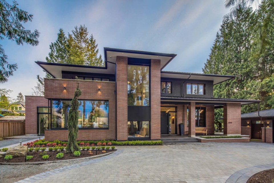 North Vancouver's Kingdom Builders, with Vancouver's Architrix Design Studio, won Best Energy Labelled Home and Best Custom Home: $3 Million and Over for a project called 'Queen Mary.' This 8,000-square-foot passive home lives in Fort Langley. | Courtesy of Homebuilders Association Vancouver 