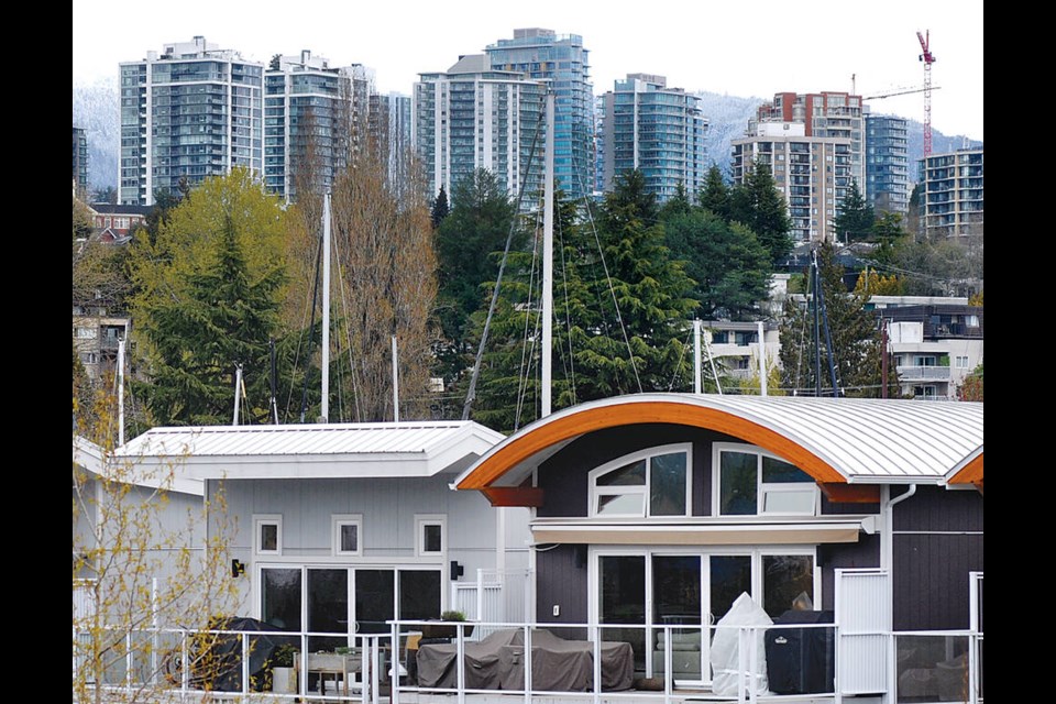 The City of North Vancouver skyline, April 17, 2023. | Paul McGrath / North Shore News files 