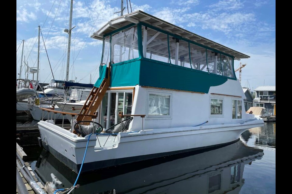This float home at Mosquito Creek Marina is the smallest, cheapest detached home for sale on the North Shore right now. | Jane Seyd / North Shore News  