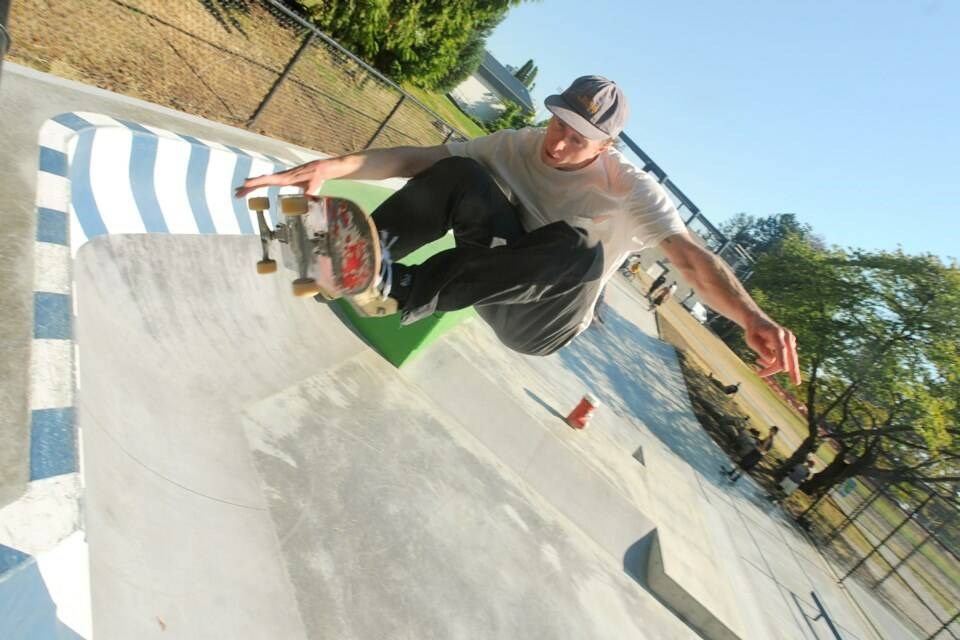 Photographer Paul McGrath earned gold at the Ma Murray Awards for this photo taken in September at the new Mahon Skatepark. | Paul McGrath / North Shore News 