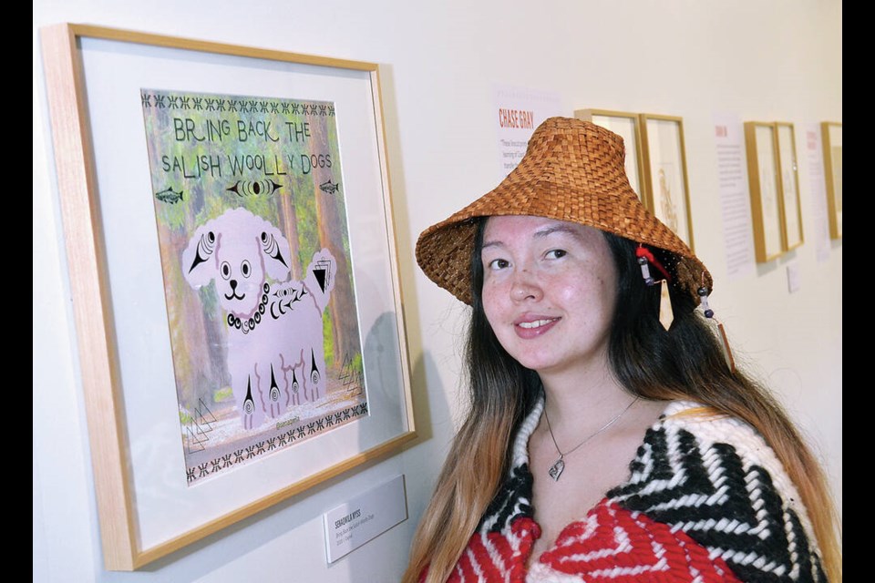 MONOVA's cultural programmer Senaqwila Wyss will include a digital art piece of the prized Coast Salish  Woolly Dog alongside the exhibit. | Paul McGrath / North Shore News