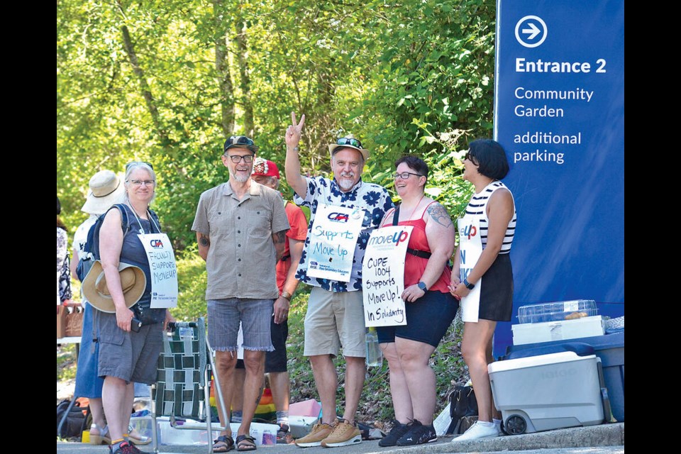 Capilano University support workers are on strike over whether the university will agree to include remote work agreements in their labour contract. | Paul McGrath / North Shore News 