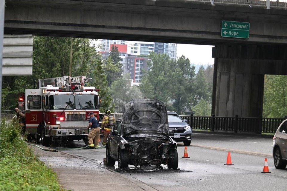 The BMW X3 was left gutted after a fire tore through its engine. | Mark Teasdale 