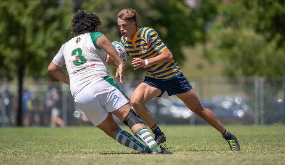 Collingwood's James Holm scored two tries in the final, for a total of seven over the three-game tourney. | Blair Shier 