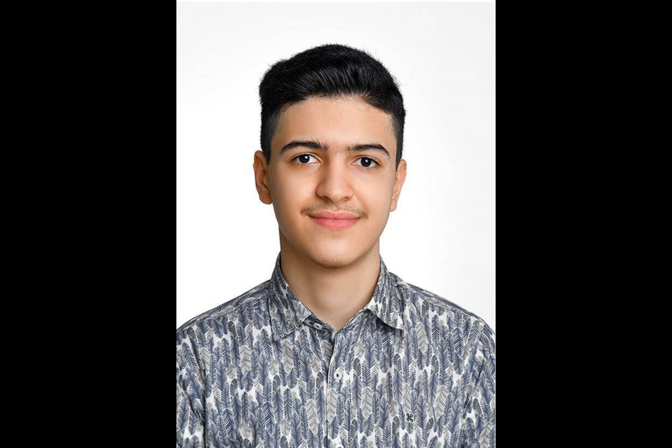 Rahad Nourmand from Carson Graham Secondary. | Beedie Luminaries 