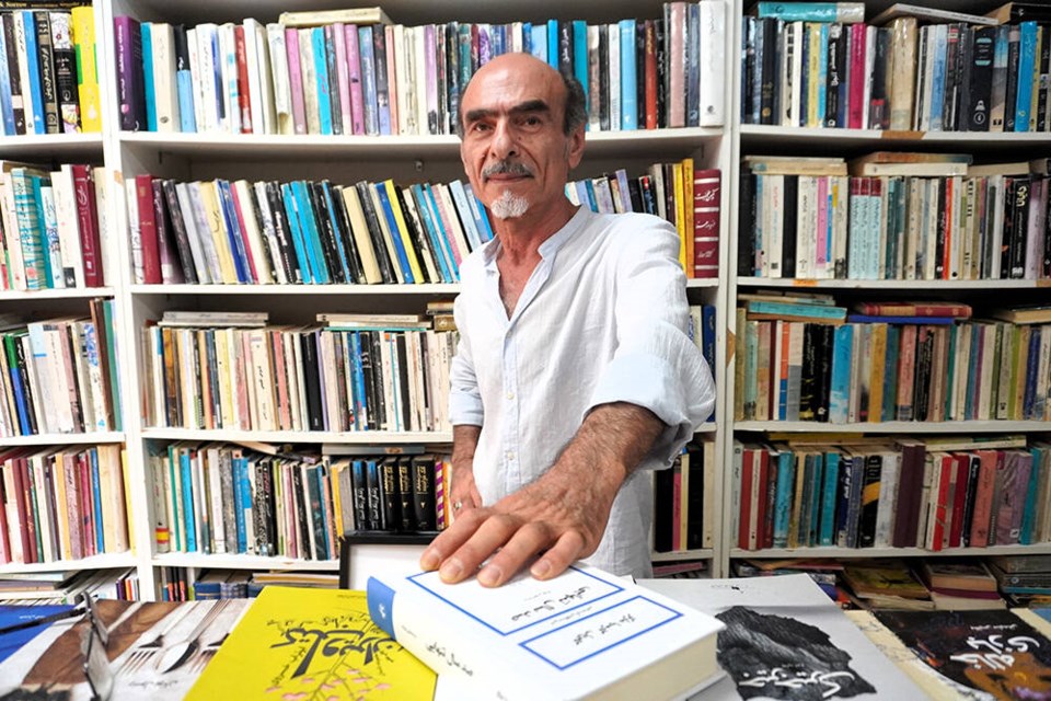 Bahman Sahami (Nima) is the founder of the Vancouver area’s oldest Persian bookstore, a hidden gem on Lonsdale Avenue in North Vancouver. | Hamid Jafari / North Shore News 