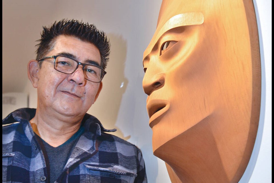 Artist Klatle-Bhi says he was surprised and grateful to learn he was a recipient of the BC Achievement Foundation’s Polygon Award in First Nations Art. | Paul McGrath / North Shore News 