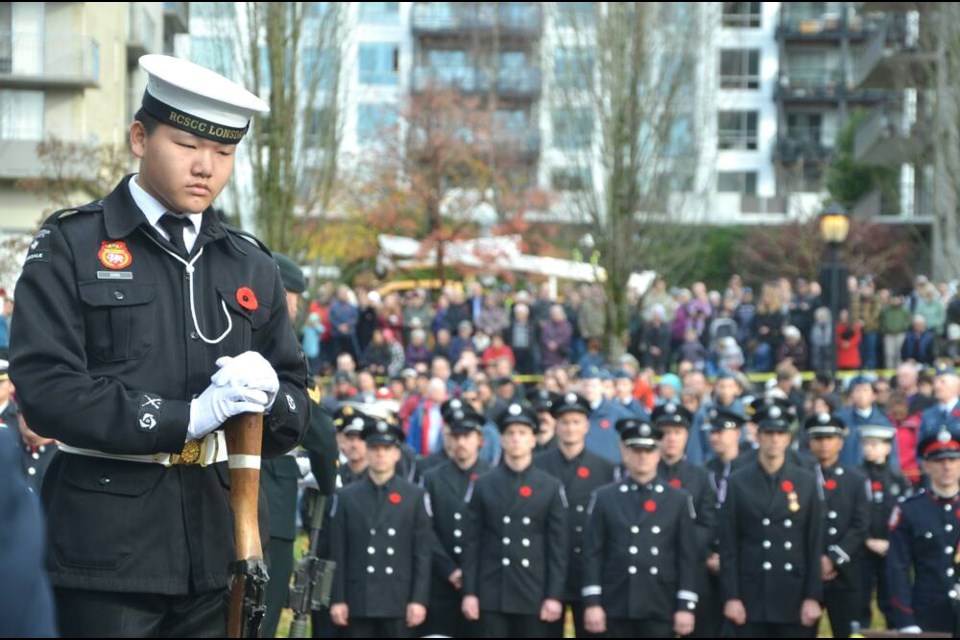 North Shore community turns out to honour veterans at the City’s Remembrance Day event at Victoria Park. | Mina Kerr-Lazenby 