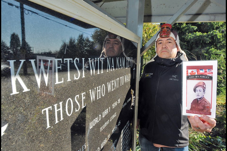 Pte. Daniel Cheer was one of 30 Squamish Nation members who volunteered to serve overseas in the Second World War. | Paul McGrath / North Shore News 
