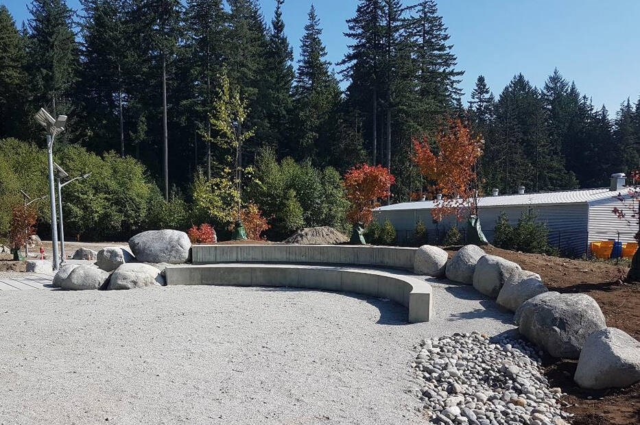 Metro Vancouver’s outdoor seating area at the entrance to the Lower Seymour Conservation Reserve is receiving federal grant funding. | Metro Vancouver 