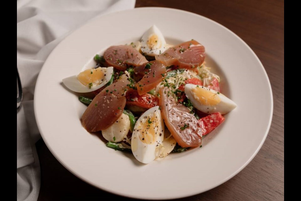 This niçoise salad will be on the menu at Merèon in West Vancouver. | Nora Hamade 