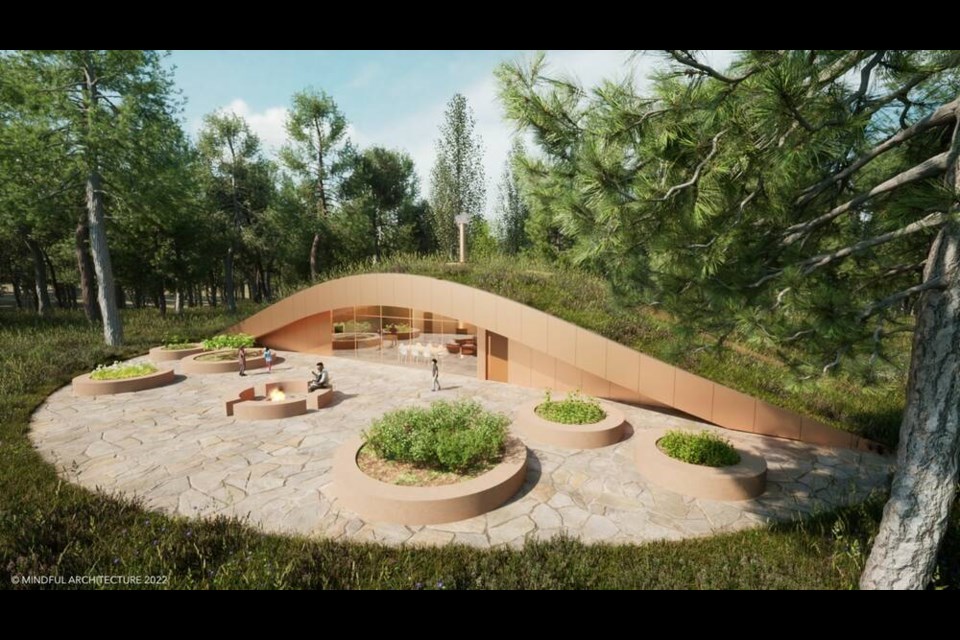 The Earth Sheltered Solar Pit House will interweave architectural design with nature. | Mindful Architecture 