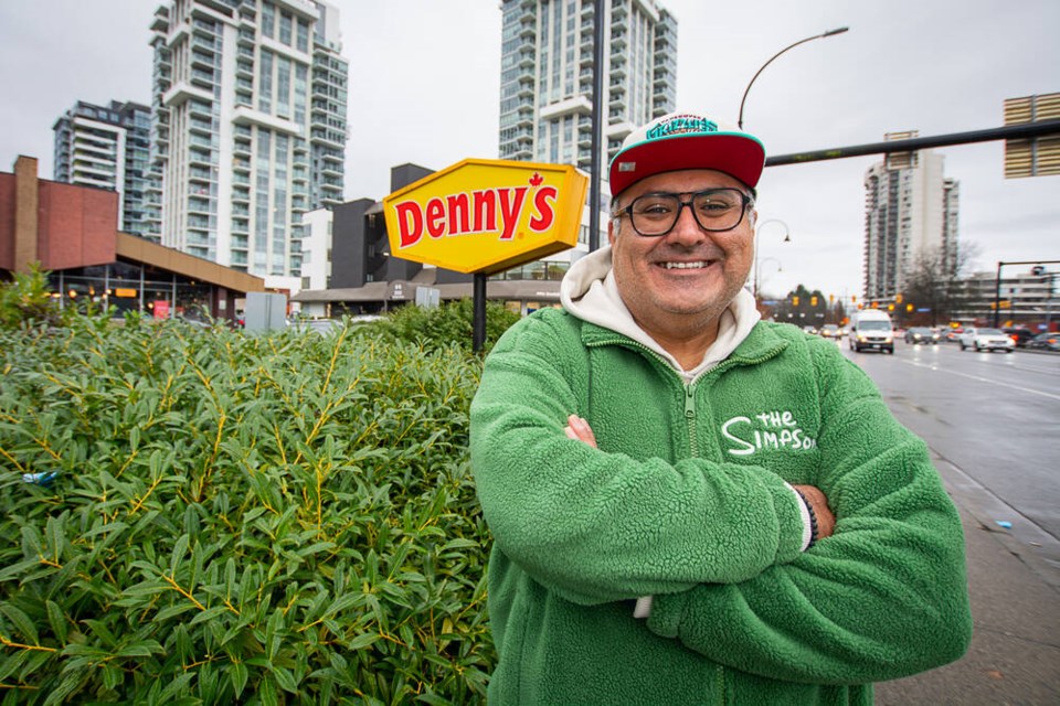 If someone ordered Moons Over My Hammy when Pooyan Khorsandi worked at the North Vancouver Denny’s in the late ’90s, ‘They knew it was going to be lit,’ he says. | Nick Laba / North Shore News 