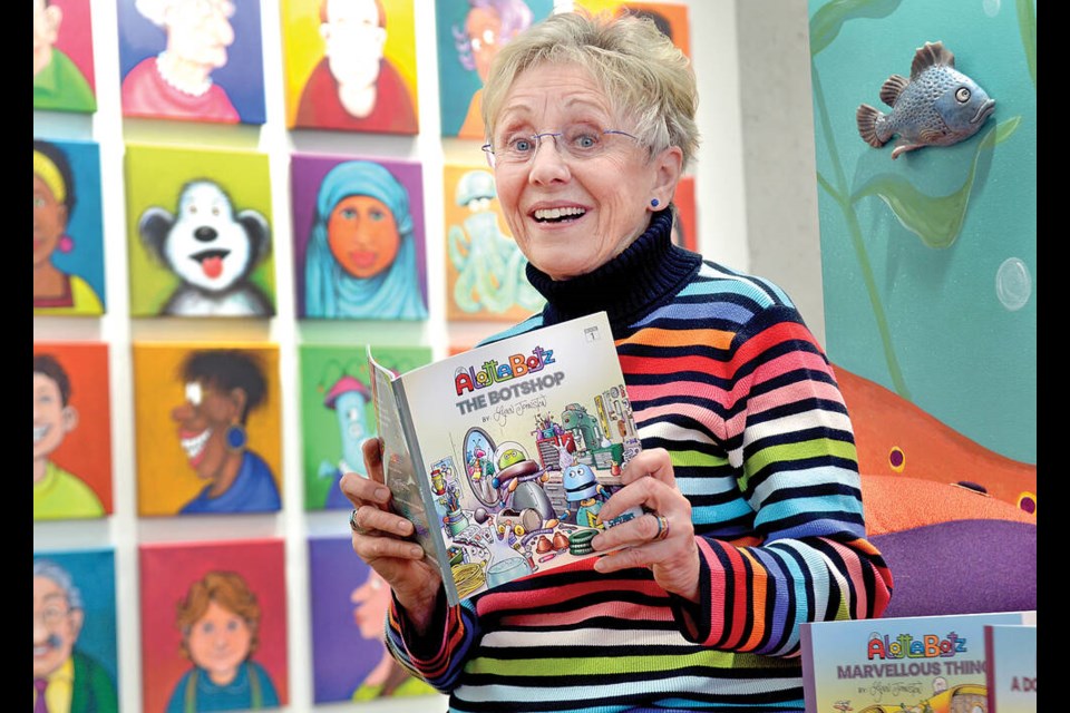 Well known North Vancouver cartoonist Lynn Johnston of For Better or For Worse fame is releasing a new book series for kids called Alottabotz. | Paul McGrath 