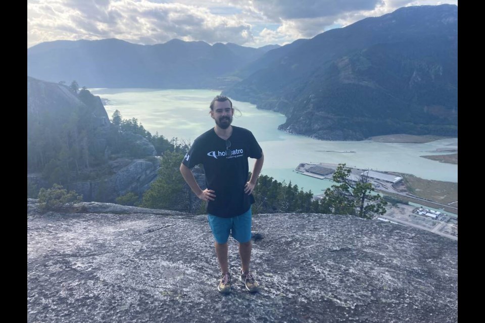 Lions Bay resident Ryan Burke has been given a second chance at life, including being able to hike the mountains around his home, after a double lung transplant. | BC Transplant 