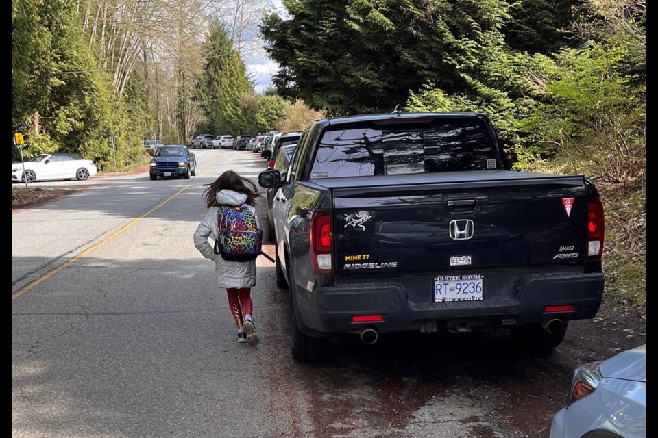 Residents are petitioning to make changes to the parking rules on the south side of Wildwood Lane in West Vancouver. | Shirley Anthony 