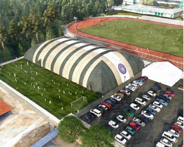 West Van FC has been givien the green light to build a 2,600-square-foot inflatable sports bubble near West Van Secondary. | District of West Vancouver