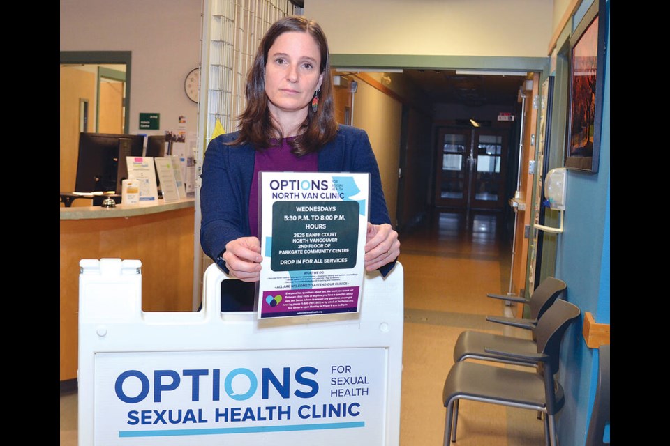 Tiffany Melius, executive director of Options for Sexual Health clinics across B.C., is worried that the clinics may have to close due to funding issues. | Paul McGrath / North Shore News 