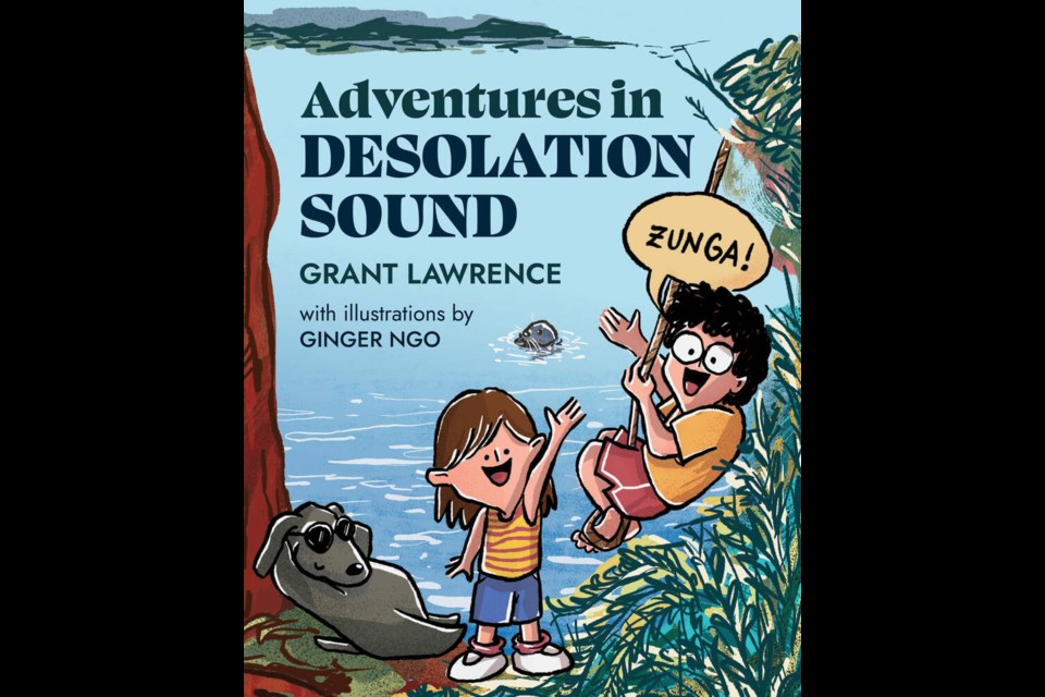 Grant Lawrence’s 2024 book ‘Adventures in Desolation Sound’ is a kids picturebook that centres on his father’s mission to peel him and his sister away from TV screens. | Courtesy of Grant Lawrence 