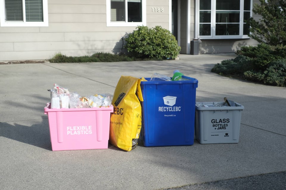 Flexible plastics will be picked up from the curbside in West Vancouver once monthly, on staggered dates. | Recycle BC 