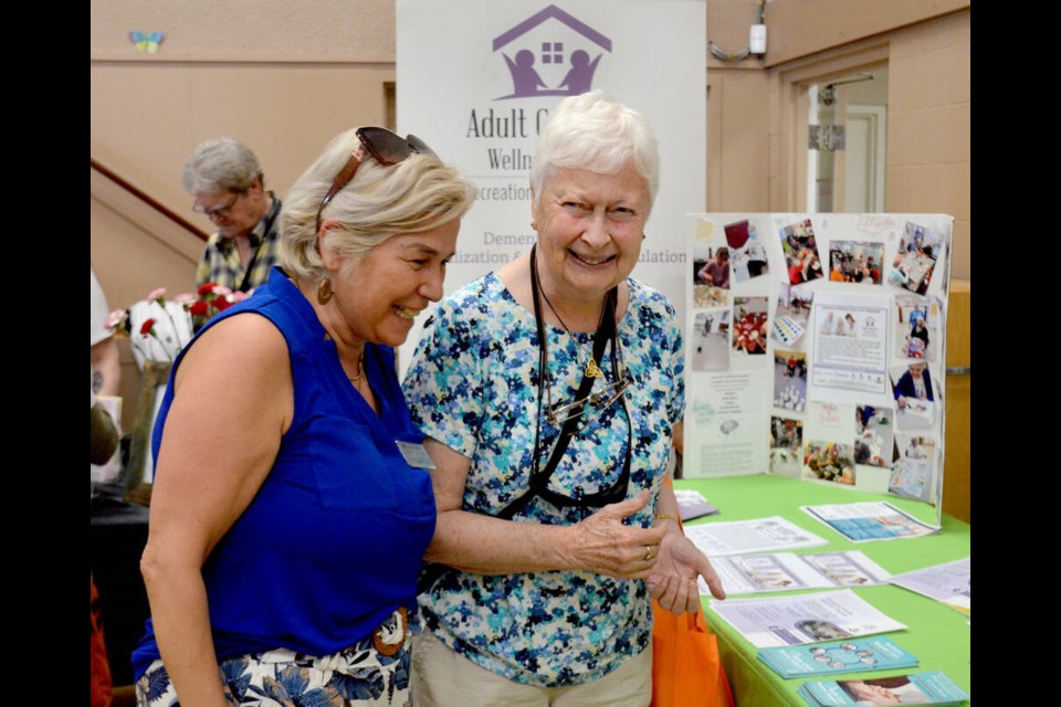 Attendees check out some of the vendors at a previous Caregiver and Senior Expo at Silver Harbour Centre in North Vancouver. | Paul McGrath / North Shore News 
