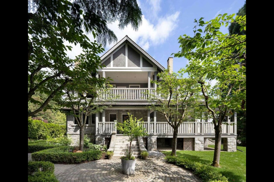 The mature landscape includes an unusual specimen Chinese fir tree, according to District of North Vancouver’s heritage register. | rew.ca 