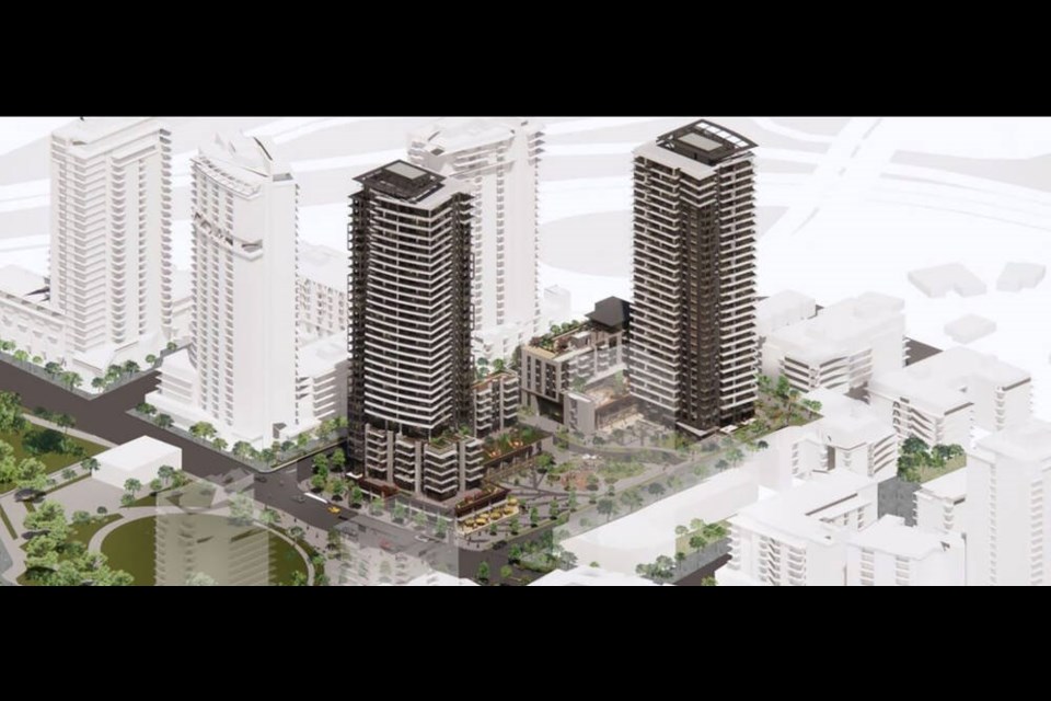 A rendering shows how Seylyyn Centre might look upon completion. | District of North Vancouver 