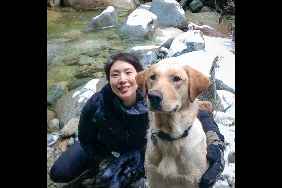 Lisa Park says Loki, the dog she owned with her husband Keen Lau, was like a son to the couple, helping them get through two miscarriages. | Courtesy of Lisa Park 