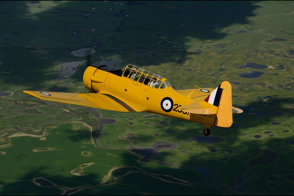 One of the Harvards. Photo submitted by airmuseum.ca.