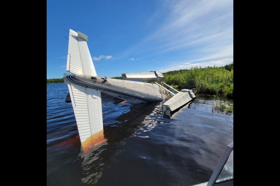 OPP, EMS and firefighters responded to a plane crash in Red Lake on Sunday, June 16, 2024.