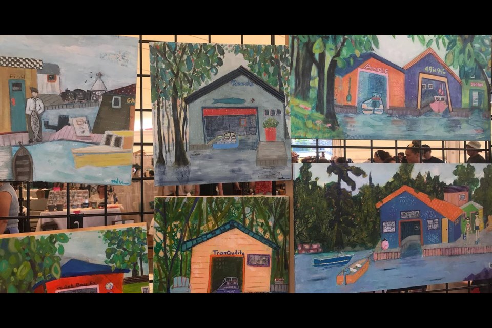 Artist Lou Goodwin is one of the artists with works on display at Artsfest in Kenora.
