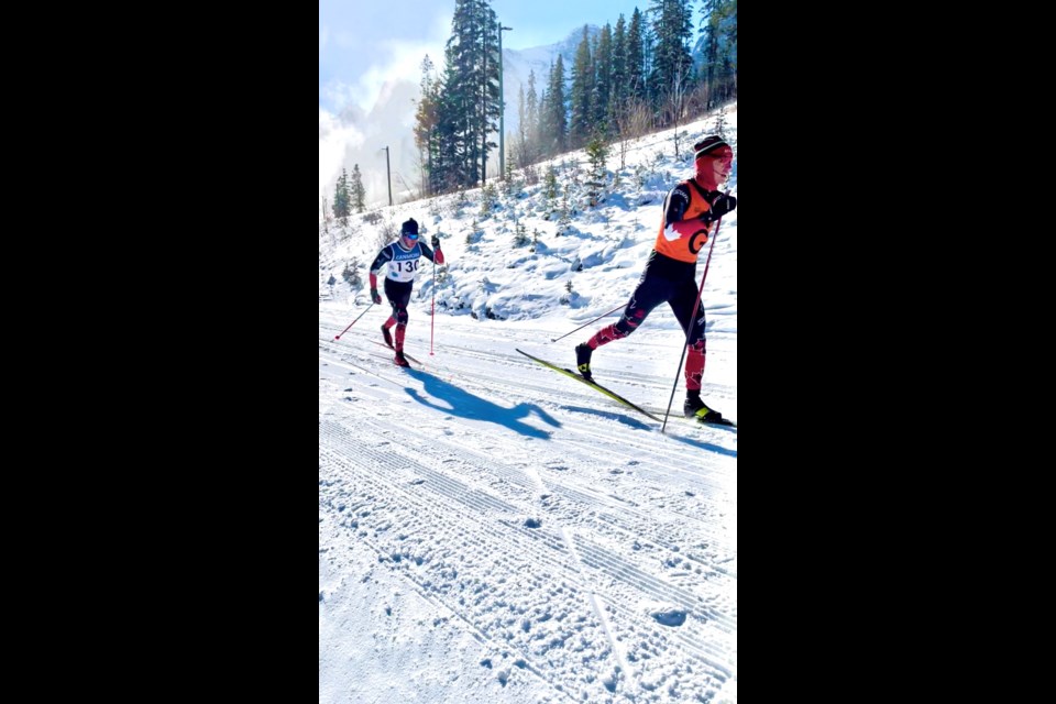 Para cross country skier Jesse Bachinsky from Kenora with his guide Levi Nadlersmith. (courtesy Tamara Howard-Bachinsky)