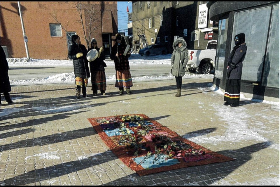 A vigil was held in 2021 in Kenora marking National Day of Remembrance and Action on Violence Against Women 
(Kenora Sexual Assault Centre)