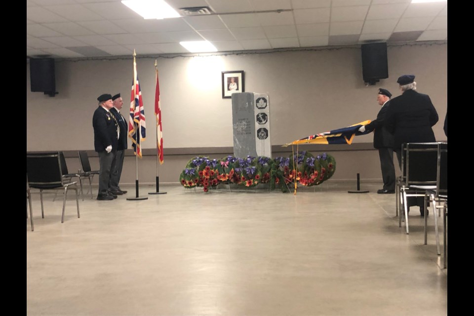 Ear Falls Legion Branch 238 held its Remembrance Day ceremony on Friday. (Photos by Sarah Desforges)