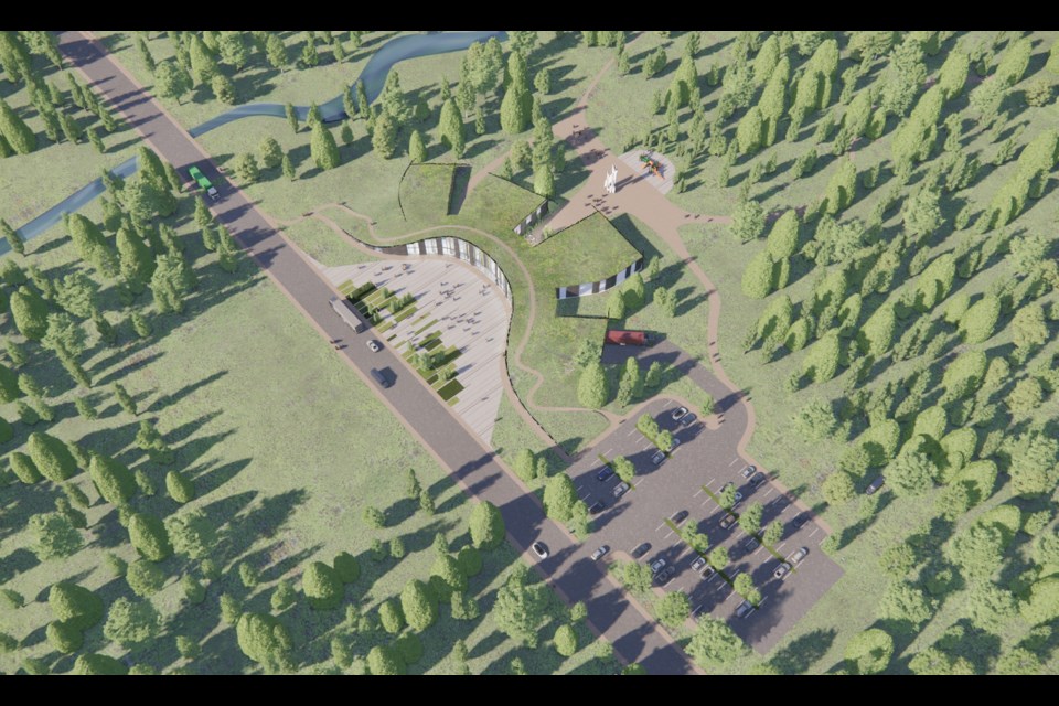 Aerial concept of Centre of Expertise (Photo by NWMO)