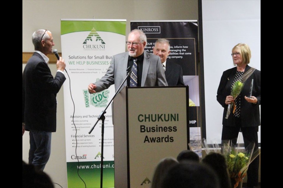 Herb Kolmel took home the Citizen of the Year award at the Chukuni Business Awards. (Submitted photo)